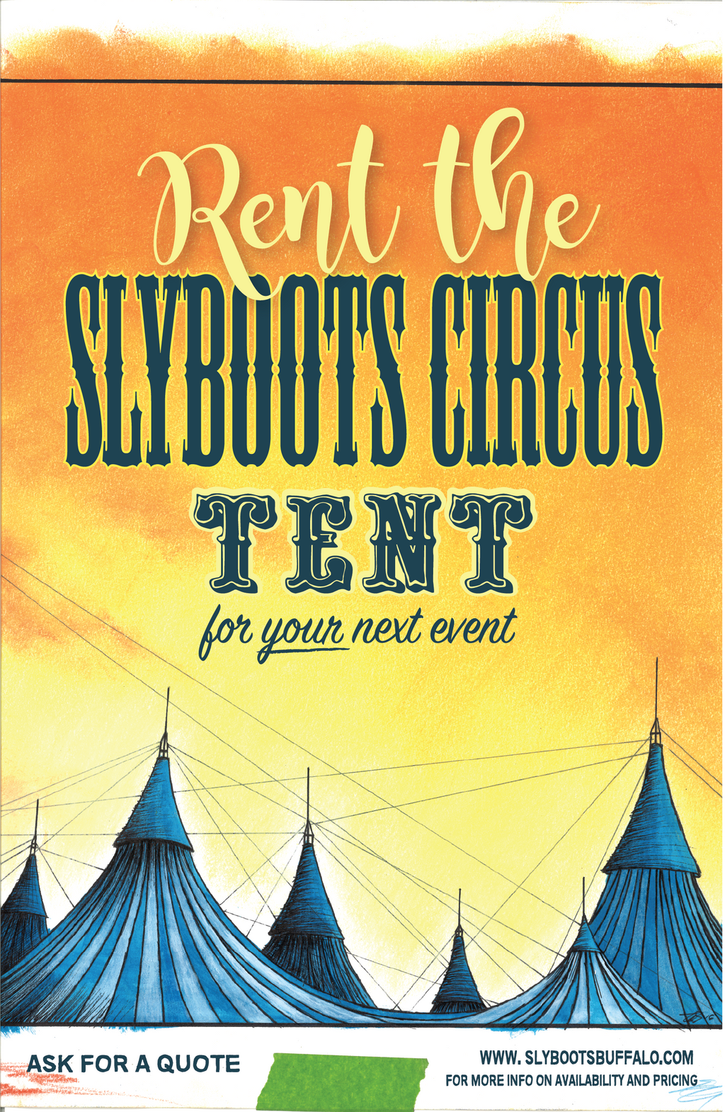 Slyboots Circus Tent Rental