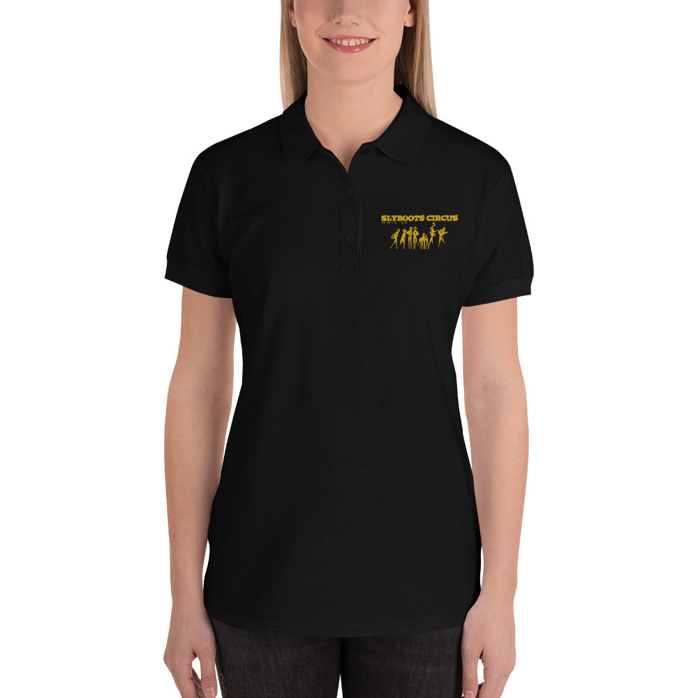 Embroidered Women's Polo Shirt Design C