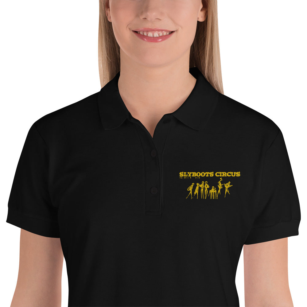 Embroidered Women's Polo Shirt Design C